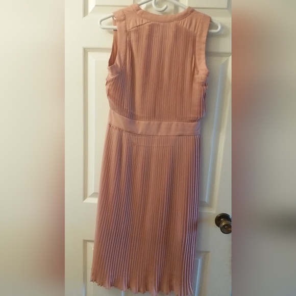 Pink Pleated Dress - Picture 2 of 4